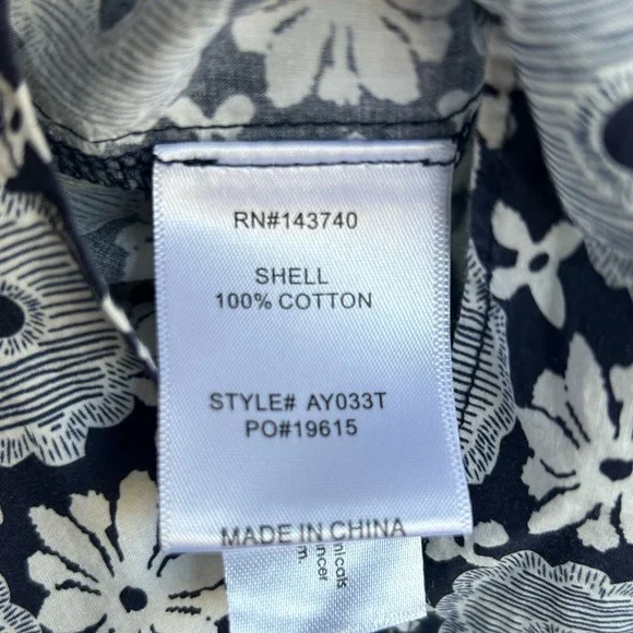 Tuckernuck Hyacinth House Geo Gigi Blouse 100% cotton size small - Picture 3 of 10